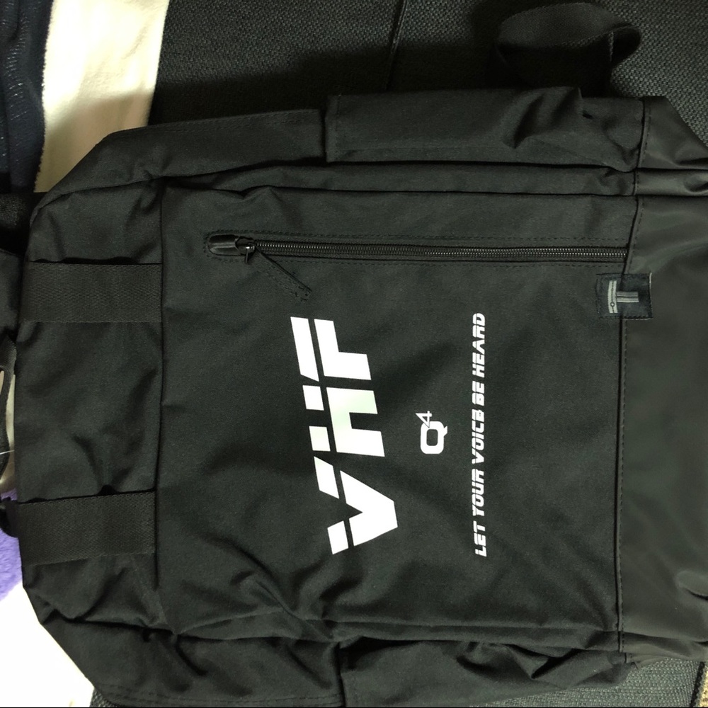 Q4 black backpack brand new